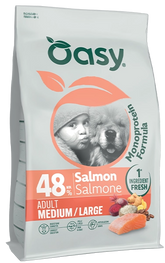 Oasy Cane Adult Medium/Large Salmone Monoproteico