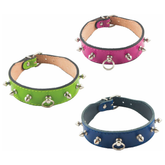 Ballatore "Borchia" Collare per cani in pelle di bufalo