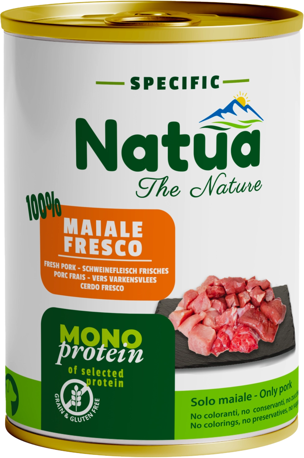 Natua Cane Umido Miale 800g
