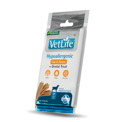 Vet Life Snack Hypoallergenic + Dental Treat Medium/Maxi 7 Pezzi