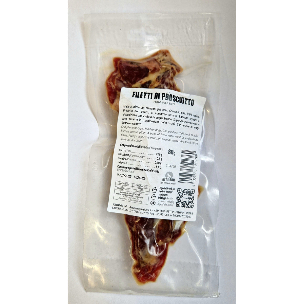 Hit & Run Filetti di Prosciutto 80 g