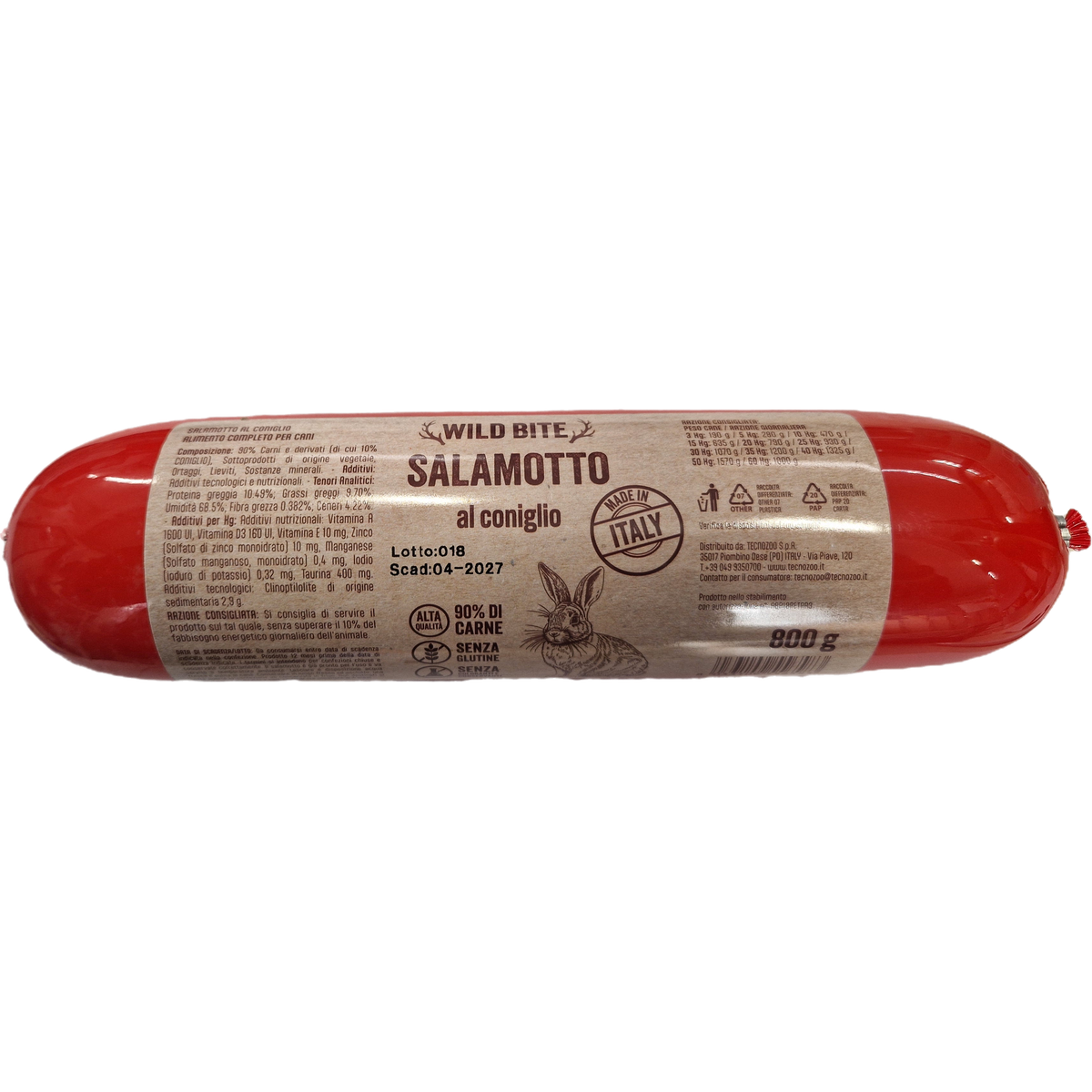 Wild Bite Salamotto 12 Pezzi da 800g