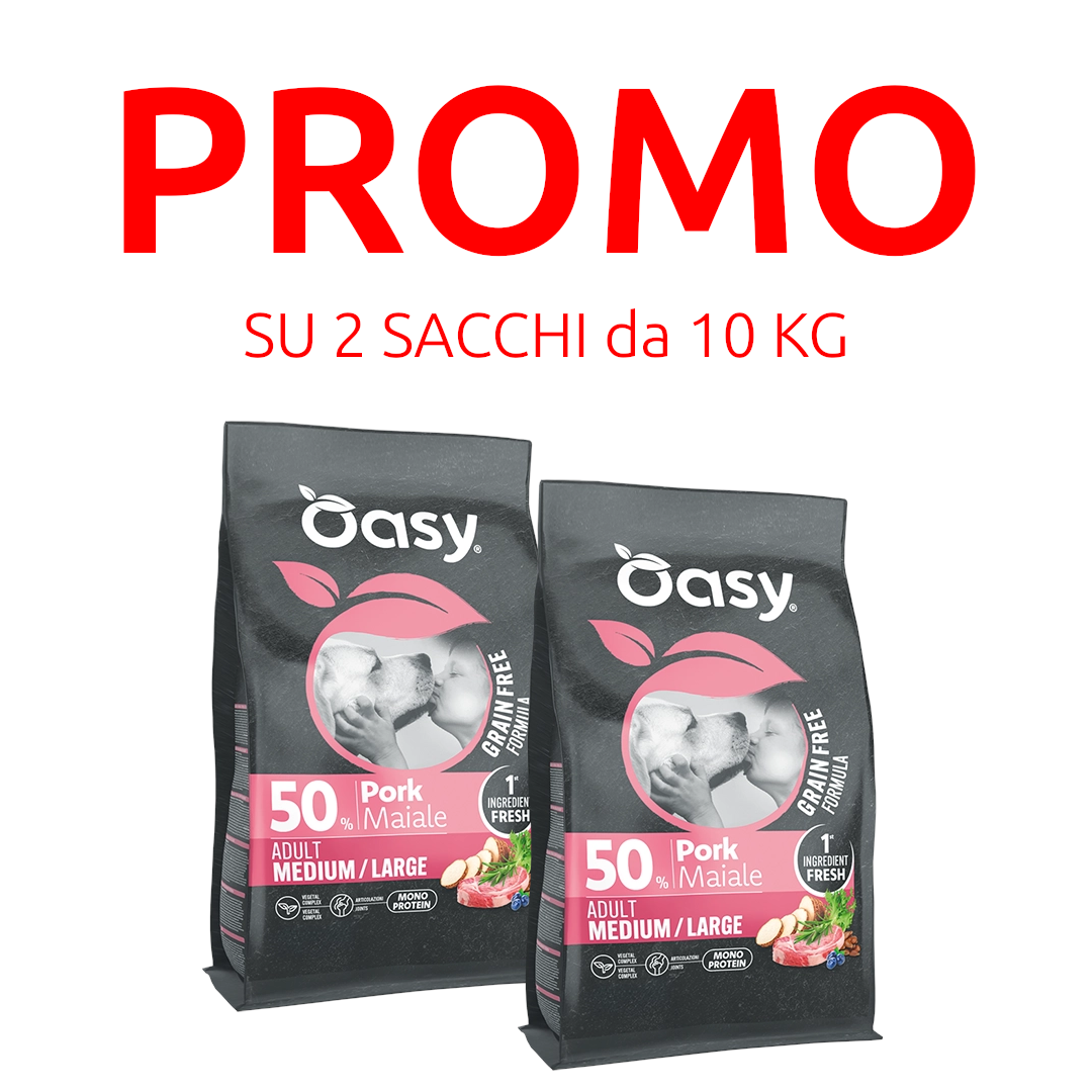 Oasy Cane Adult Maiale Monoproteico Grain Free