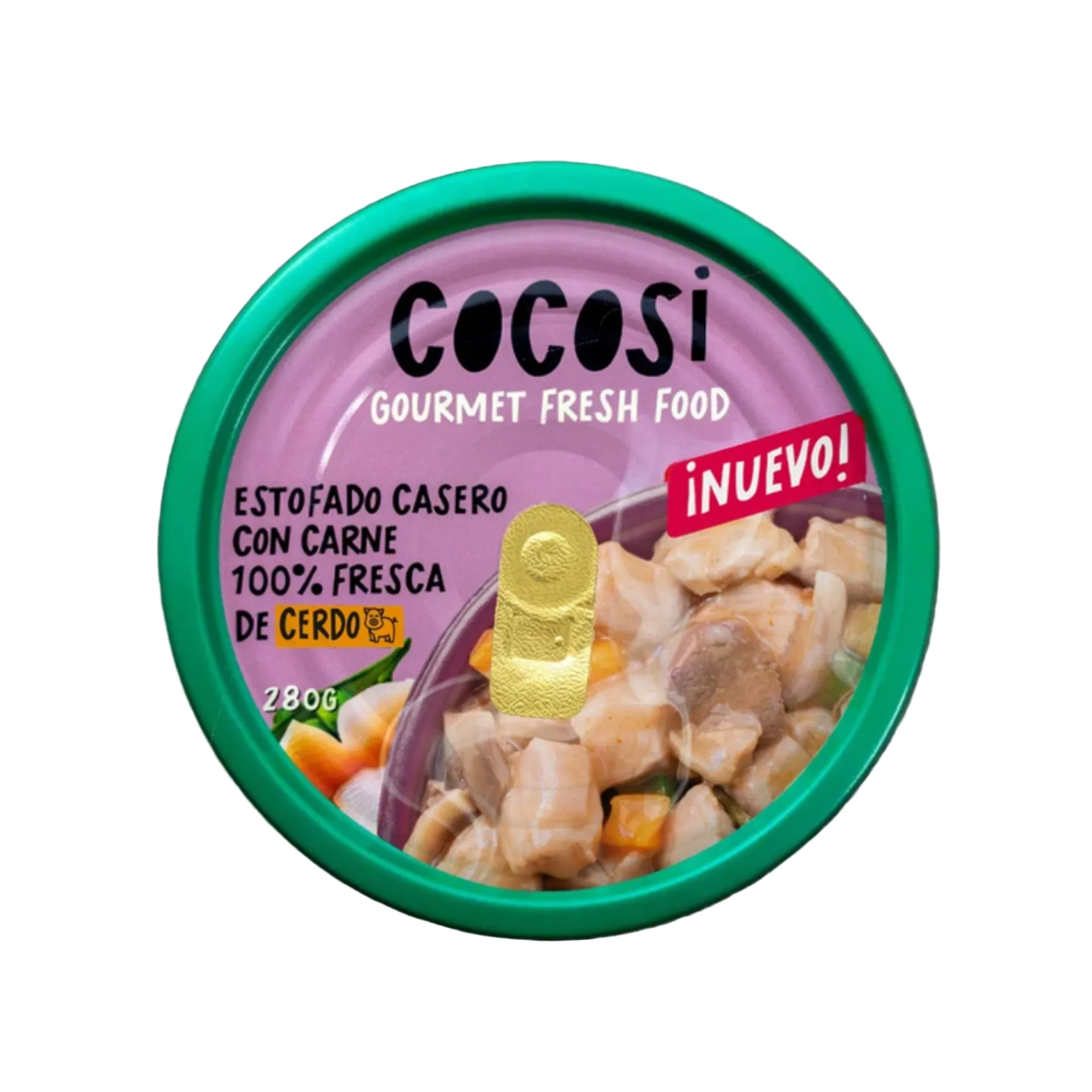 Cocosi Alimento Premium di Stufato di Carne Fresca per Cane 280g