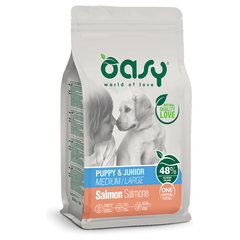 Oasy Cane Puppy Medium/Large Salmone Monoproteico