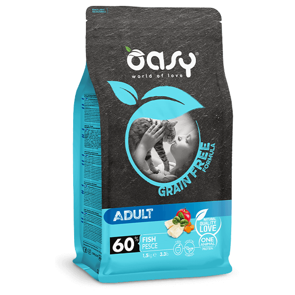Oasy Gatto Adult Pesce Grain Free 1.5 Kg