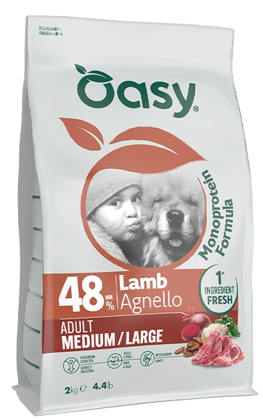 Oasy Cane Adult Agnello Monoproteico