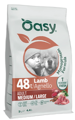 Oasy Cane Adult Agnello Monoproteico