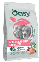 Oasy Cane Light in Fat All Breed Salmone