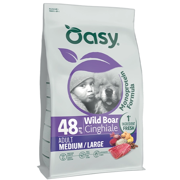 Oasy Cane Adult Cinghiale Monoproteico