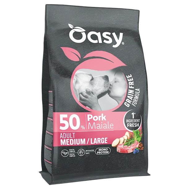 Oasy Cane Adult Maiale Monoproteico Grain Free
