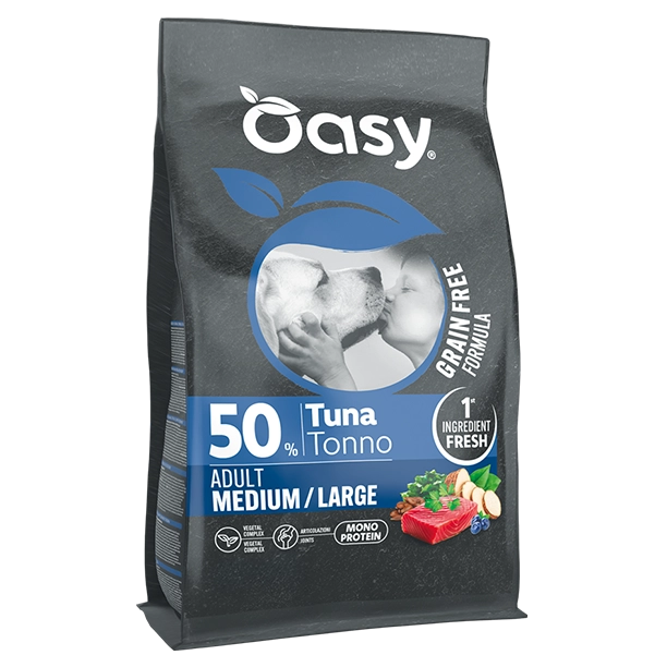 Oasy Cane Adult Medium/Large Tonno Monoproteico Grain Free