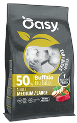 Oasy Cane Adult Medium/Large Bufalo Monoproteico Grain Free