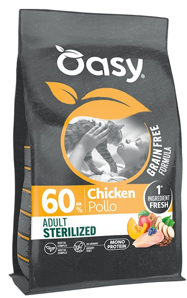 Oasy Gatto Adult Sterilized Pollo Grain Free