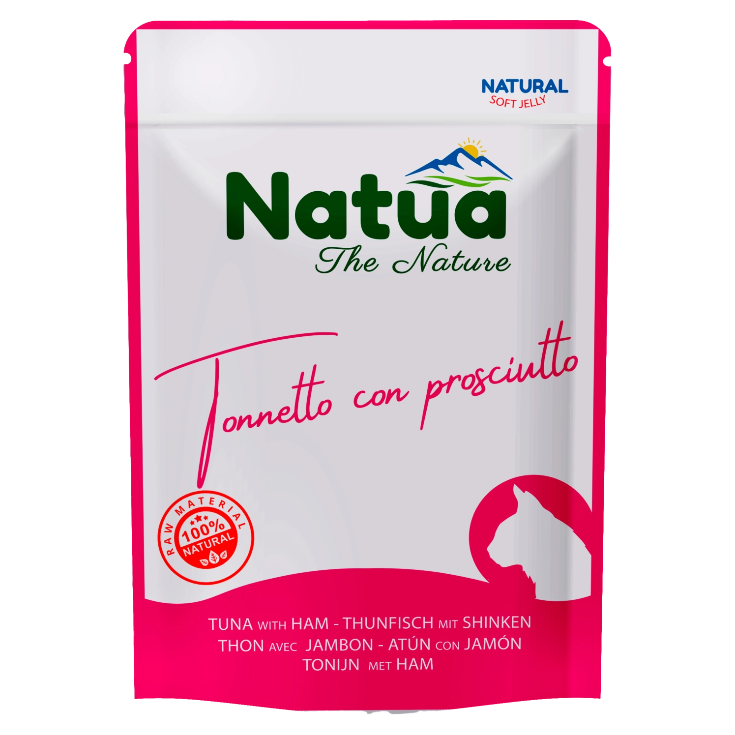 Natua Gatto Linea Natural Umido Bustine in Soft Jelly 70 g