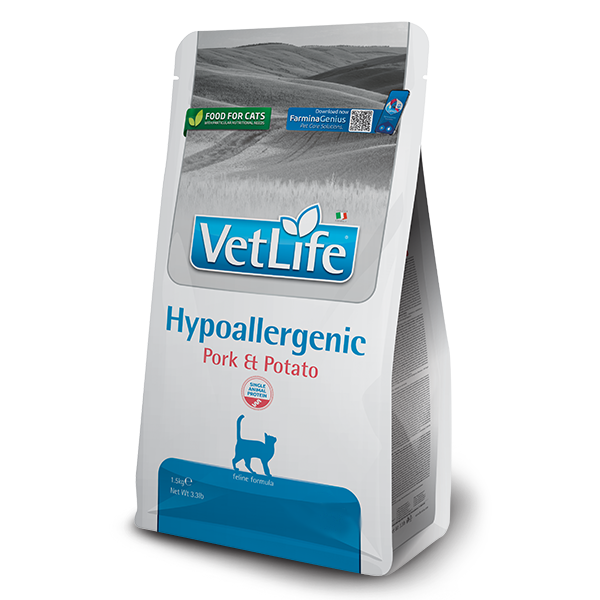 Vet Life Cat Hypoallergenic Pork & Potato