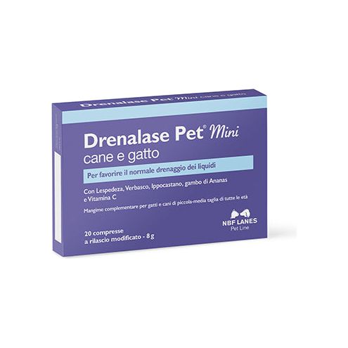 Drenalase Pet Mini Cane e Gatto 20 cpr