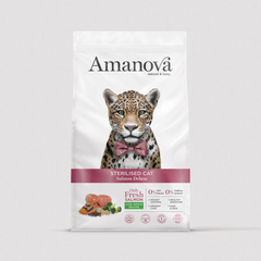 Amanova Gatto Sterilised Salmon Deluxe (Salmone) 1.5 kg