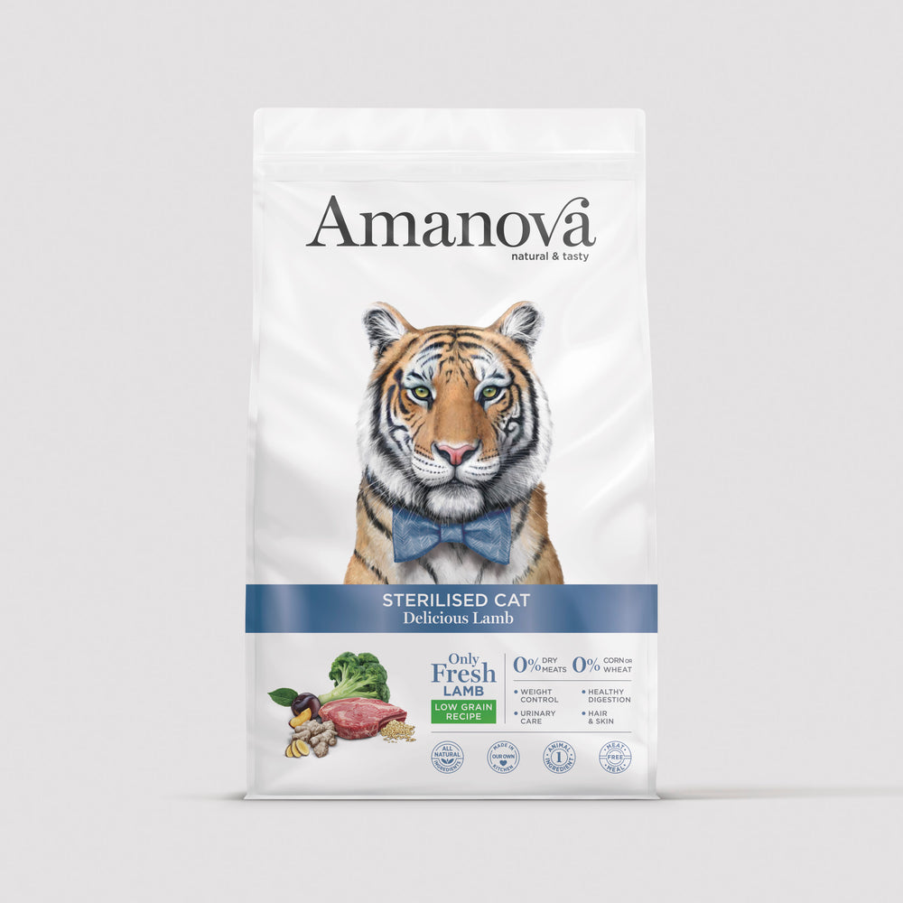 Amanova Gatto Sterilised Delicious Lamb (Agnello) 1.5 kg