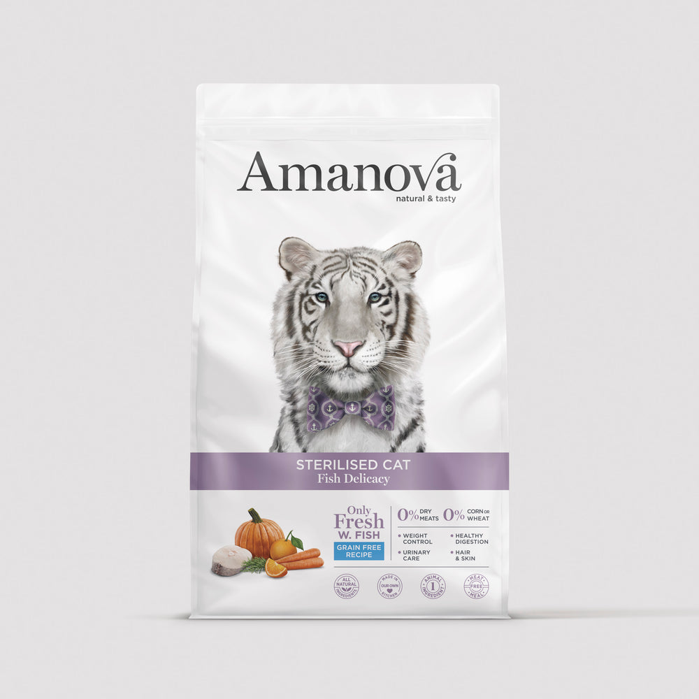 Amanova Gatto Sterilised Fish Delicacy (Pesce) 1.5 kg