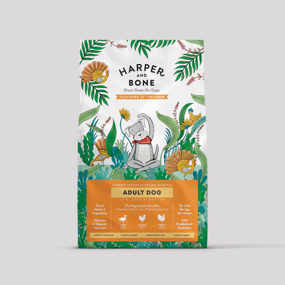 Harper & Bone Flavours Of The Farm Cibo Secco Completo per Cani