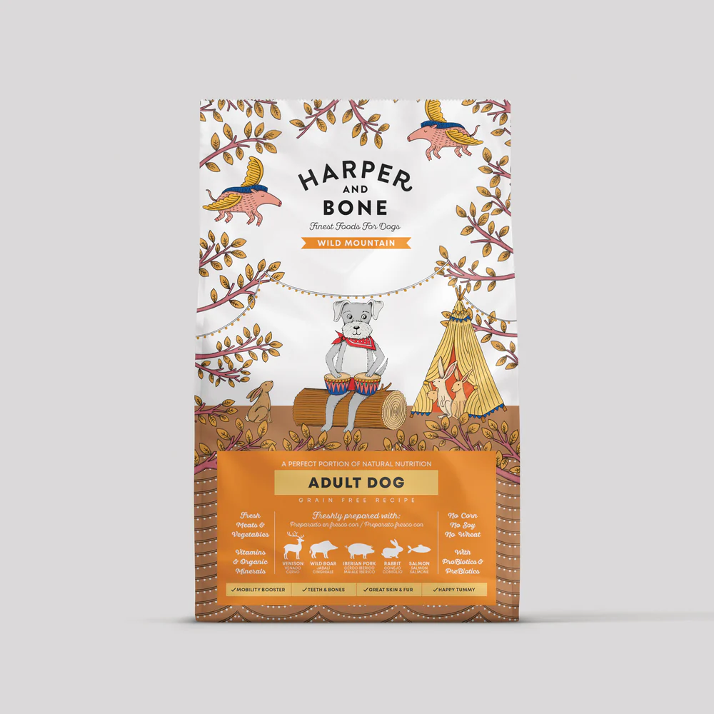 Harper & Bone Wild Mountain Cibo Secco Completo per Cani
