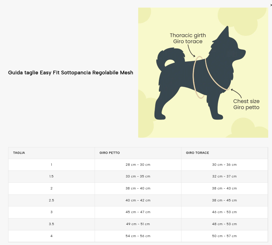 Tre Ponti Easy Fit Sottopancia Regolabile Mesh