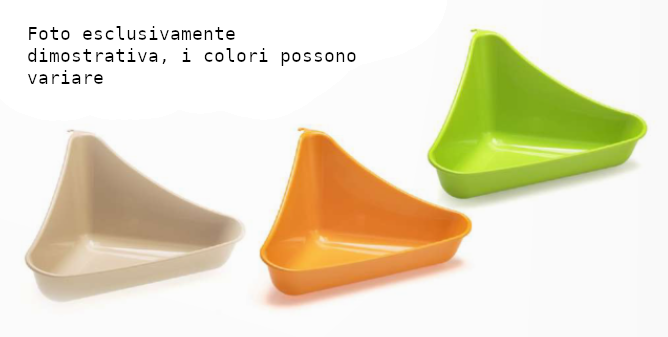 Lettiera Angolare per Roditori Large