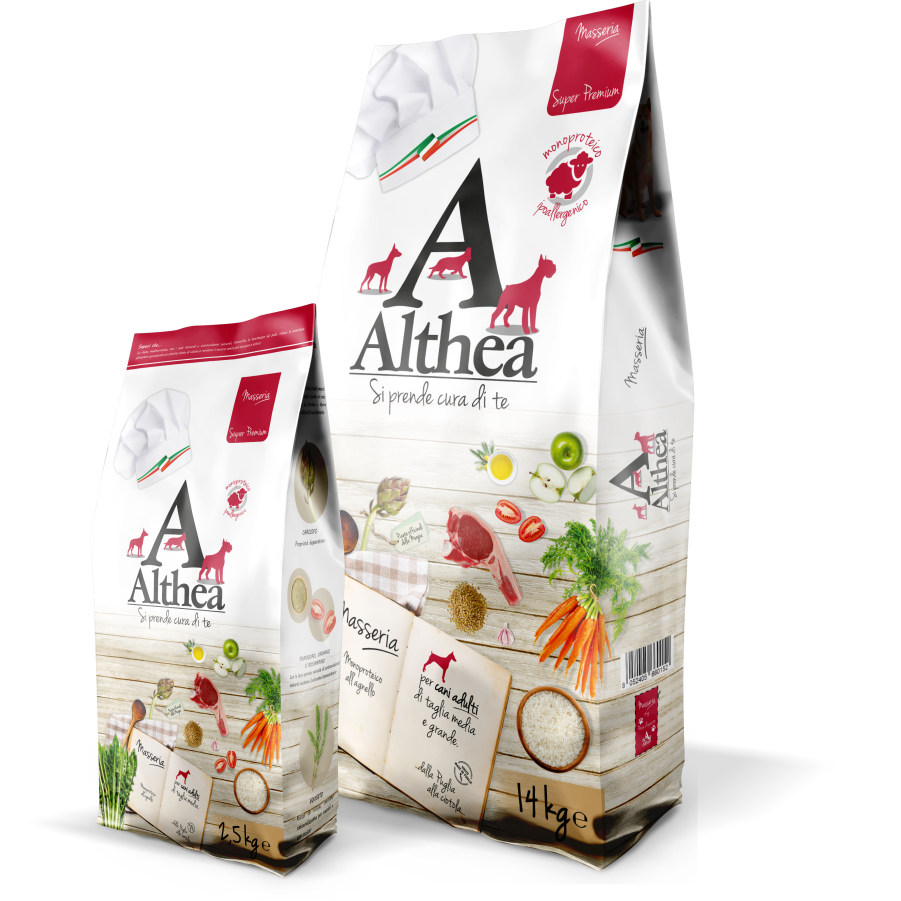 Althea Super Premium Masseria Monoproteico Agnello 14 Kg