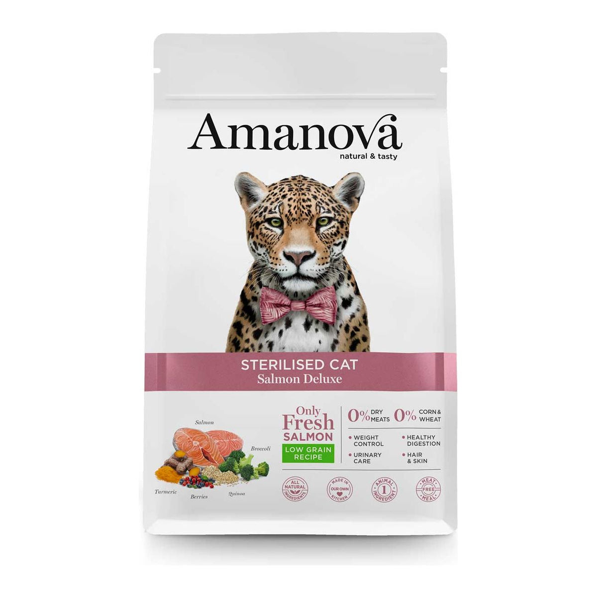 Amanova Sterilised Cat Salmon Deluxe 1.5 Kg