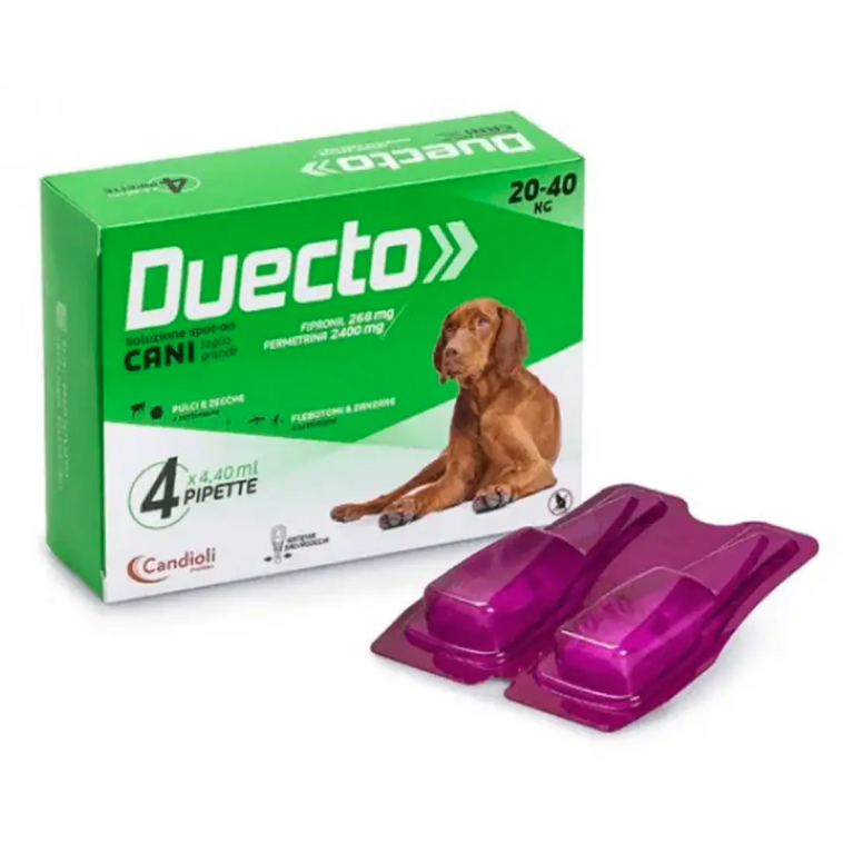 Duecto Pipette per cani da 20 a 40 Kg