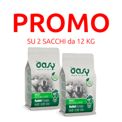 Oasy Cane Adult Medium/Large Coniglio Monoproteico