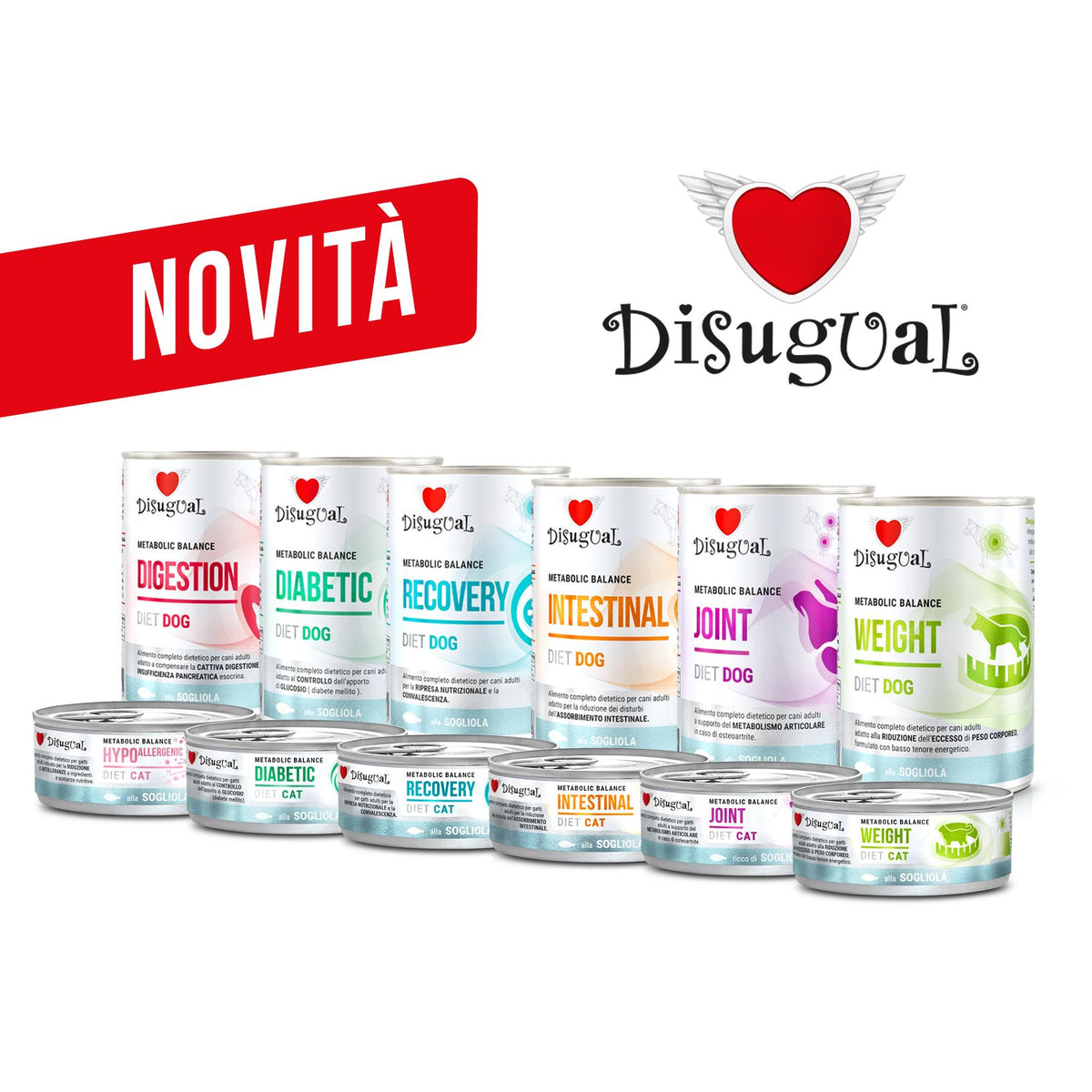 Disugual Metabolic Balance Digestion Cane Sogliola 400 g