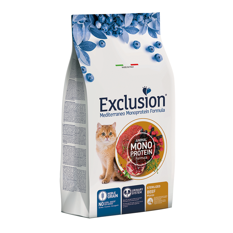 Exclusion Noble Grain Cat Sterilized Beef 1,5 Kg