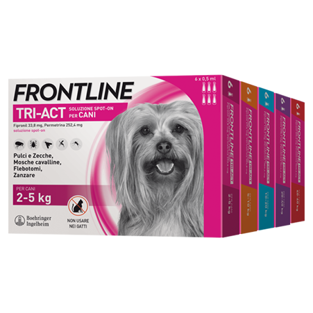 Frontline Tri-Act per Cani Antiparassitario