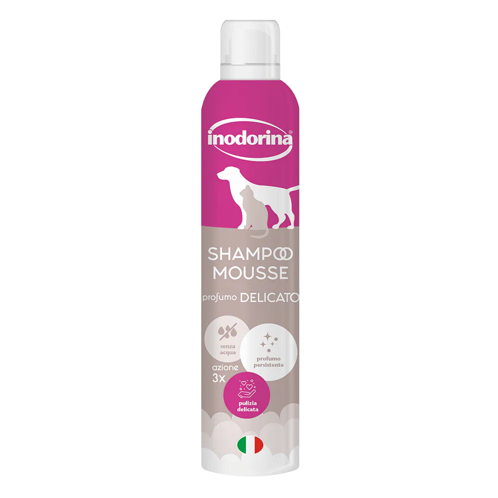 Inodorina Shampoo Mousse Profumo Delicato 300 ml