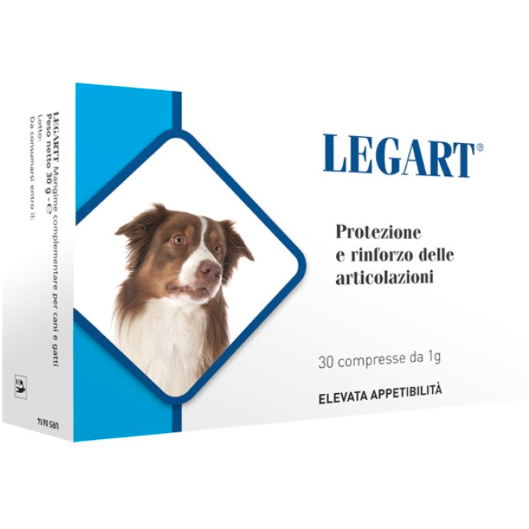 Legart mangime complementare per cani e gatti a protezione e rinforzo delle articolazioni