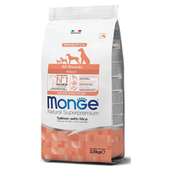 Monge Cane Adult Monoproteico All Breeds Salmone con Riso