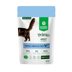Nature's Protection Prime Umido Gatto Wheight Control Pollo Salmone e Tonno 85g