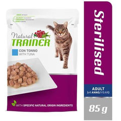 Natural Trainer Adult Sterilised Multipack 4x85 g Alimento umido per gatti