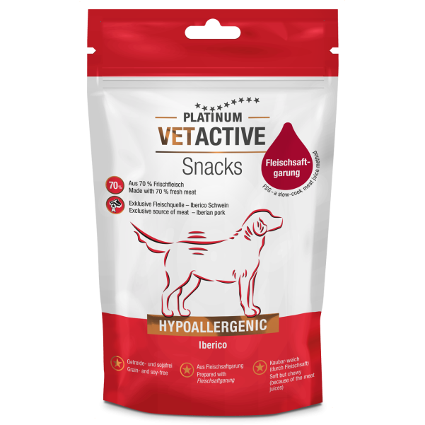 Platinum Vetactive Snacks Hypoallergenic Iberico 200 g