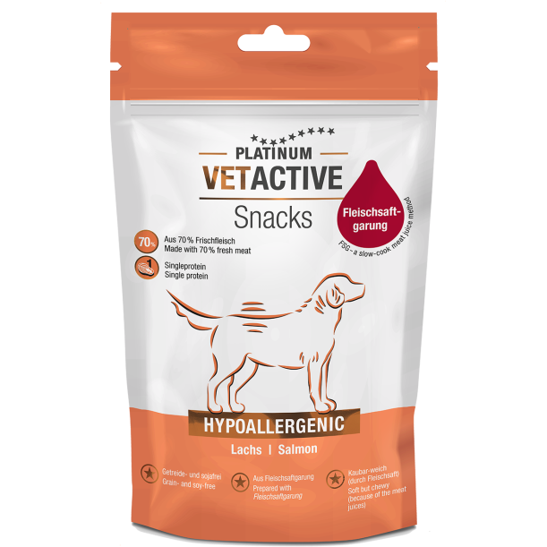 Platinum Vetactive Snacks Hypoallergenic Salmon 200 g