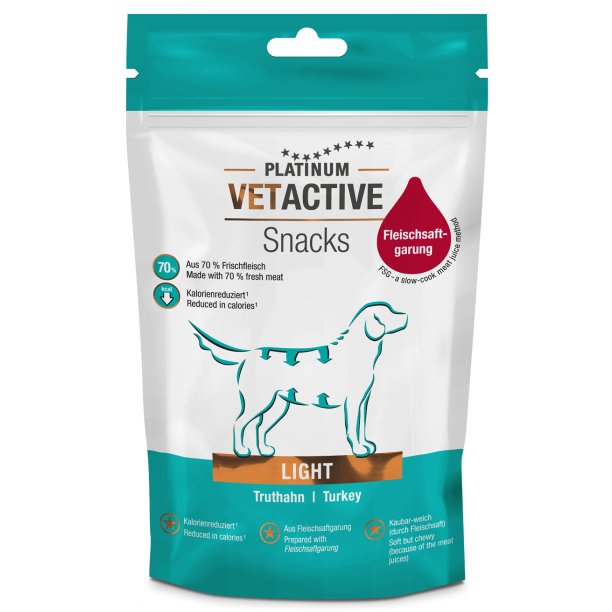 Platinum Vetactive Snacks Light Turkey 200 g