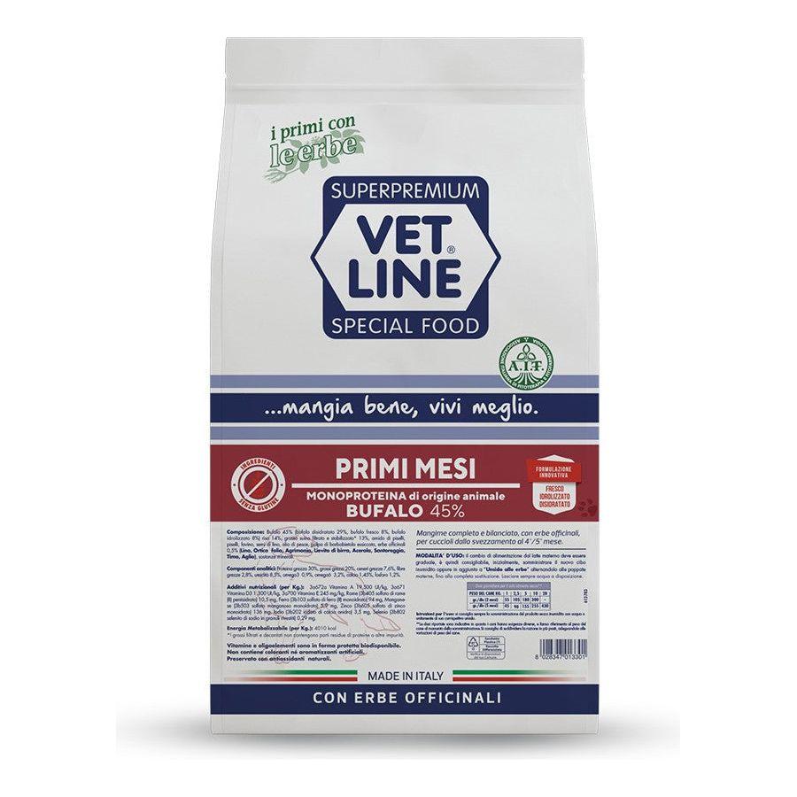 Vet Line Cane Primi Mesi Monoproteico Bufalo 45%