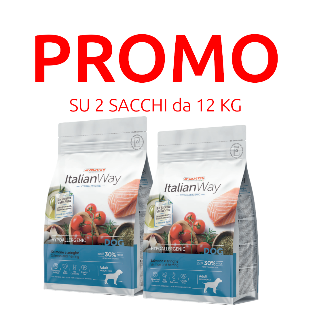 ItalianWay Hypoallergenic Cane Salmone e Aringhe
