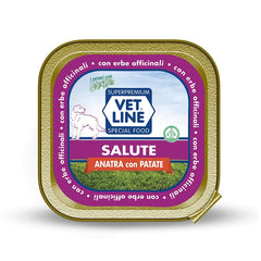 Vet Line Cane Salute Anatra e Patate Umido 150 g