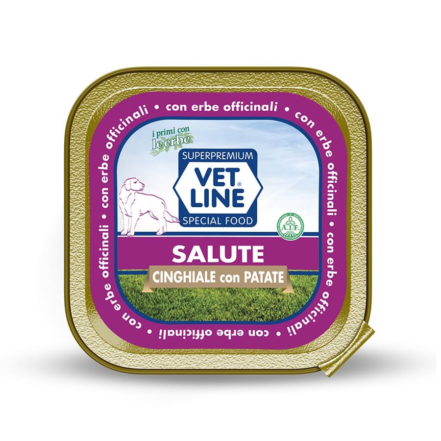 Vet Line Cane Salute Cinghiale e Patate Umido 150 g