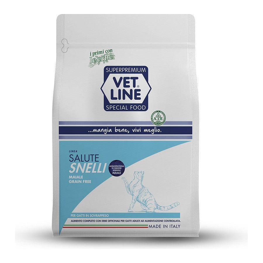 Vet Line Gatto Salute Snelli Gusto Maiale Grain Free 800 g