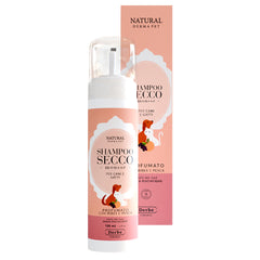 Natural Derma Pet Shampoo a Secco Profumato con Ribes e Pesca