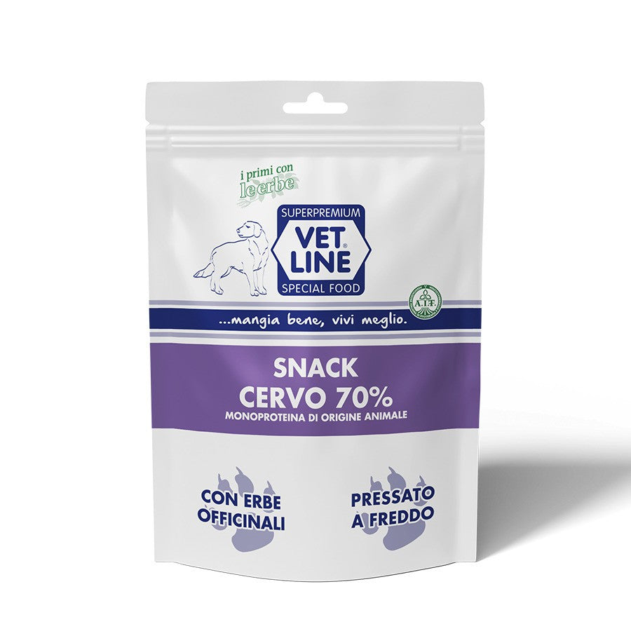 Vet Line Snack Naturali con Oltre il 65% di Materia Prima 80g
